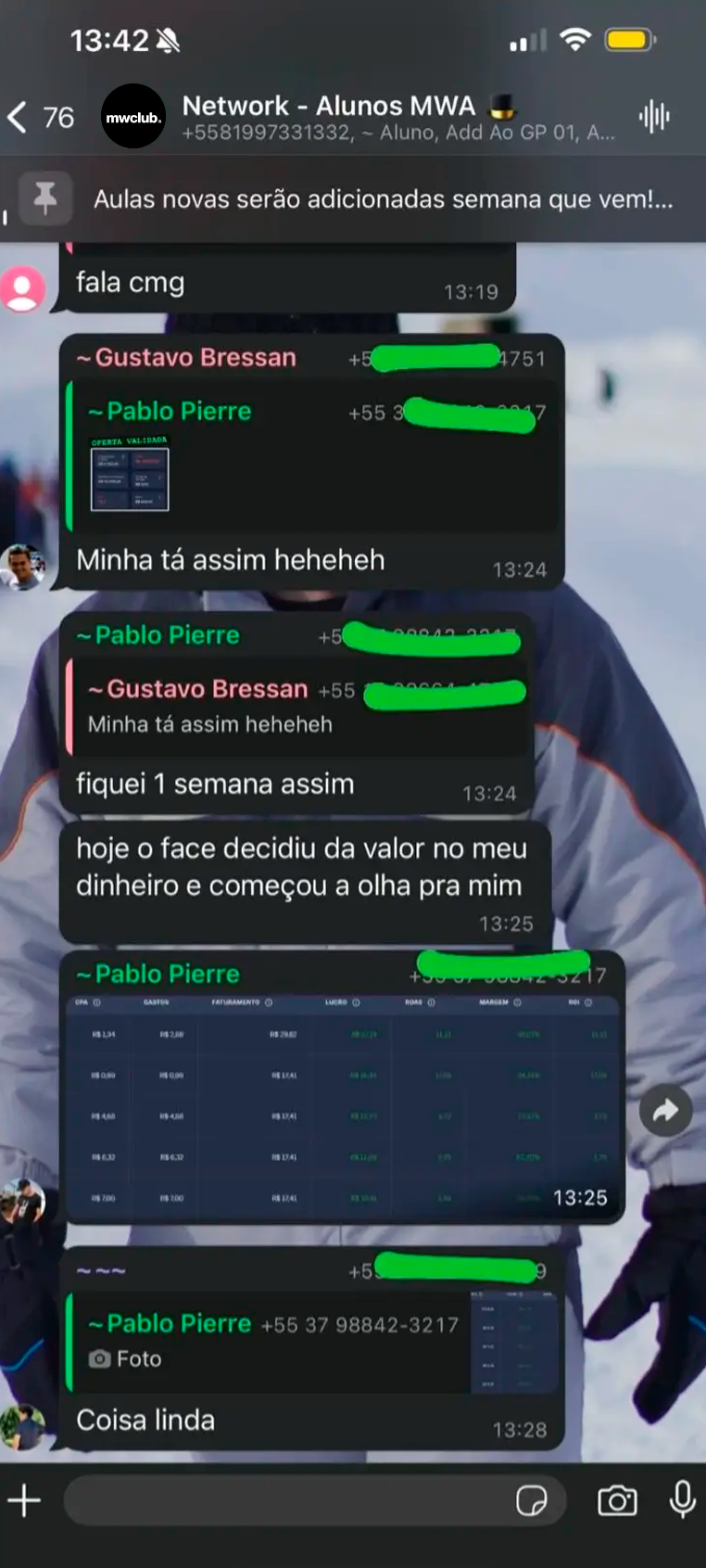 Resultado aluno
