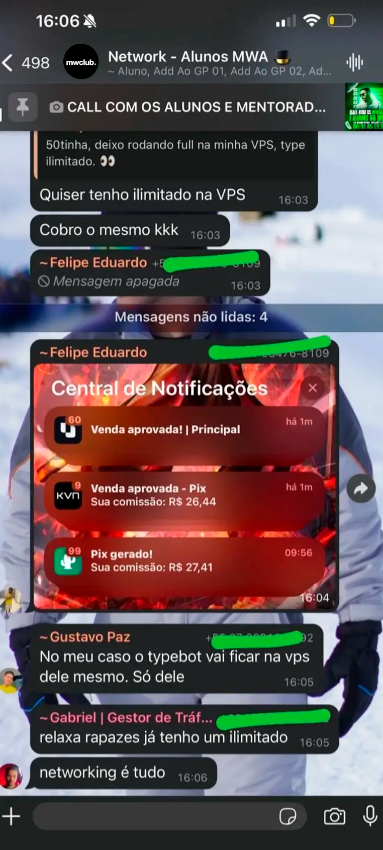 Resultado aluno