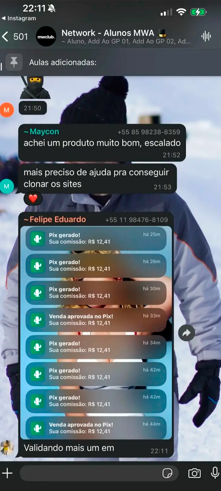 Resultado aluno