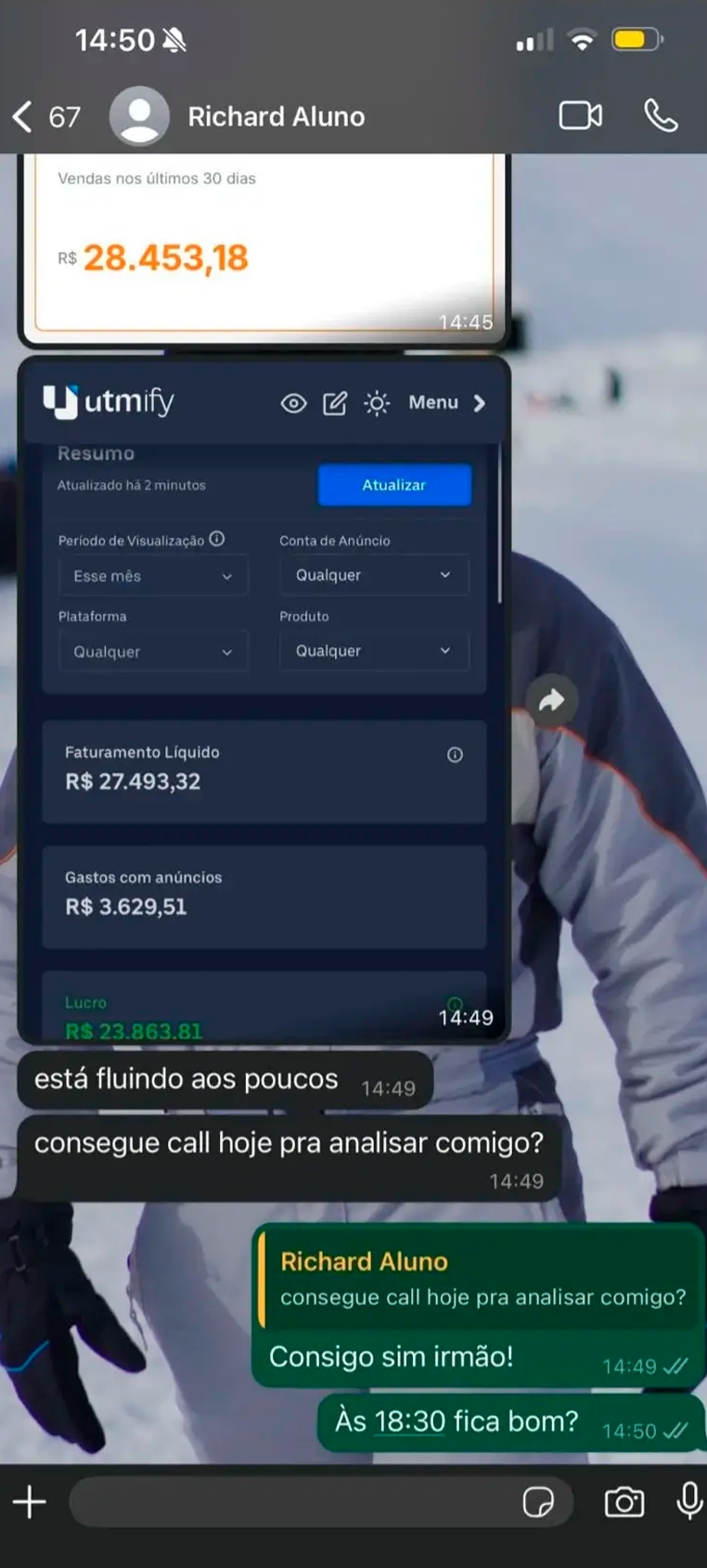 Resultado aluno