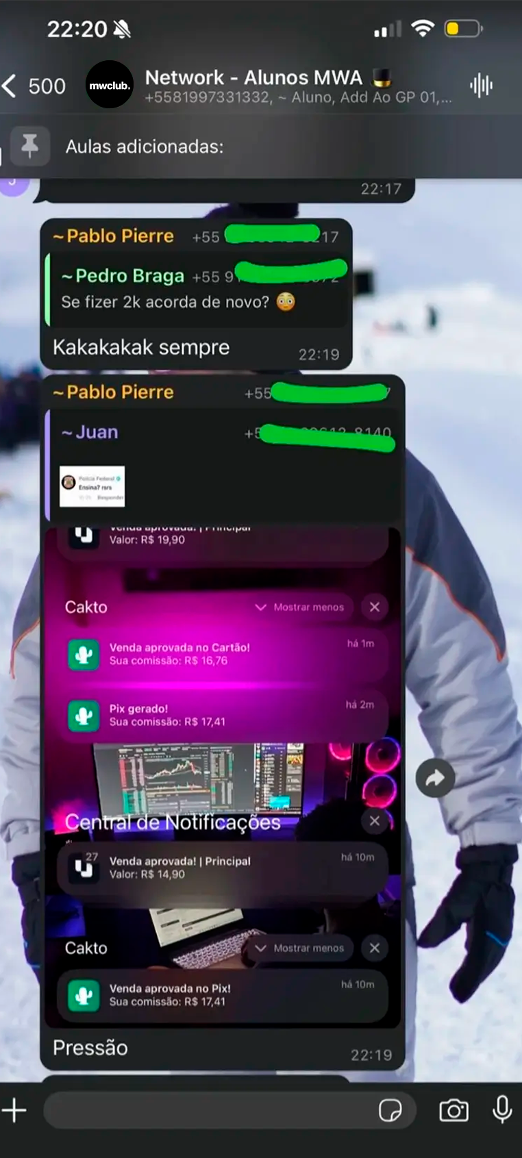 Resultado aluno